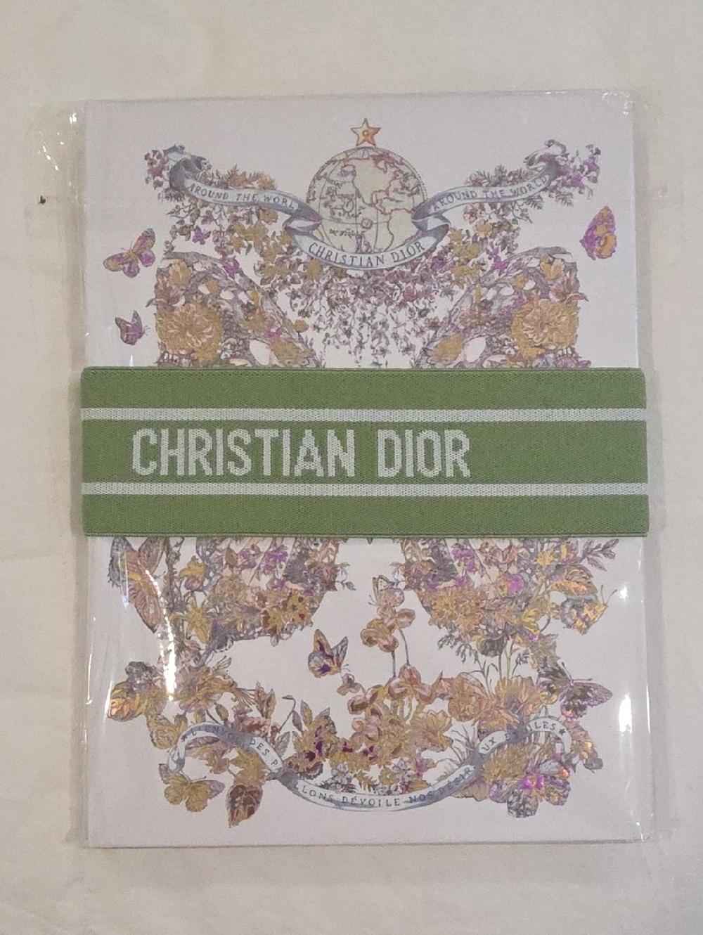 Dior Butterfly Print Notebook.